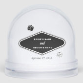 ラスベガスカジノデスティネーションウェディング白黒 (正面)