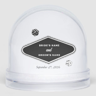 ラスベガスカジノデスティネーションウェディング白黒