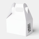 ラスベガスカジノデスティネーションウェディング白黒 フェイバーボックス (裏面サイド)