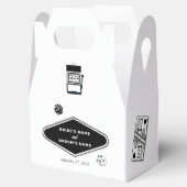 ラスベガスカジノデスティネーションウェディング白黒 フェイバーボックス (オープン)