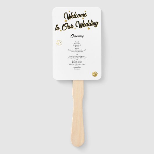 ラスベガスカジノデスティネーションウェディング金ゴールド ハンドファン (正面)