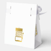 ラスベガスカジノデスティネーションウェディング金ゴールド フェイバーボックス (裏面)