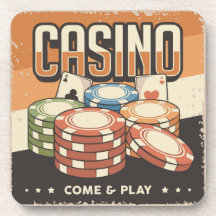 ラスベガスカジノトランプのポーカーチップ