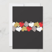 ラスベガスカジノナイトバースデーパーティーの招待 招待状 (裏面)