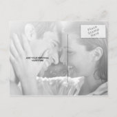 ラスベガスカジノモダンシックな写真が日付を保存 案内ポストカード (裏面)