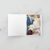 ラスベガスカジノモダンシック写真ありがとう サンキューカード (内部)