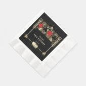 ラスベガスカジノロ素晴らしイアル40th誕生日 縁ありランチョンナプキン (角)