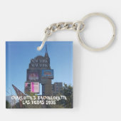 ラスベガスカジノ独身最後の夜パーティーの写真と名前 キーホルダー (裏面)