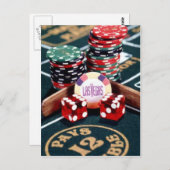 ラスベガスカジノ ポストカード (正面/裏面)