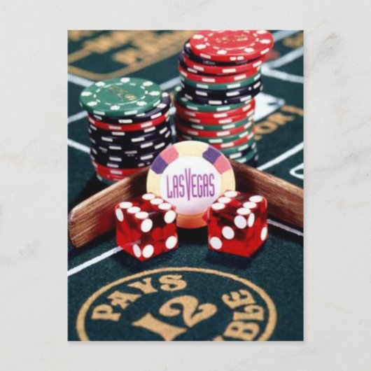 ラスベガスカジノ ポストカード (正面)