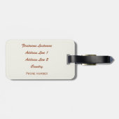 ラスベガスカスタムラゲージタグ ラゲッジタグ (裏面横)