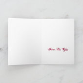 ラスベガスカードからのメリークリスマス シーズンカード (内部)