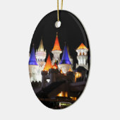 ラスベガスキャッスルホテルゲーミングベガスシカラフルティ セラミックオーナメント (左)