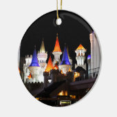 ラスベガスキャッスルホテルゲーミングベガスシカラフルティ セラミックオーナメント (左)