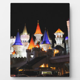 ラスベガスキャッスルホテルゲーミングベガスシカラフルティ フォトプラーク