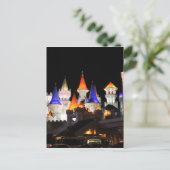 ラスベガスキャッスルホテルゲーミングベガスシカラフルティ ポストカード (スタンド正面)