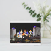 ラスベガスキャッスルホテルゲーミングベガスシカラフルティ ポストカード (スタンド正面)