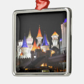 ラスベガスキャッスルホテルゲーミングベガスシカラフルティ メタルオーナメント (左)