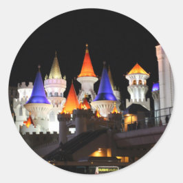 ラスベガスキャッスルホテルゲーミングベガスシカラフルティ ラウンドシール