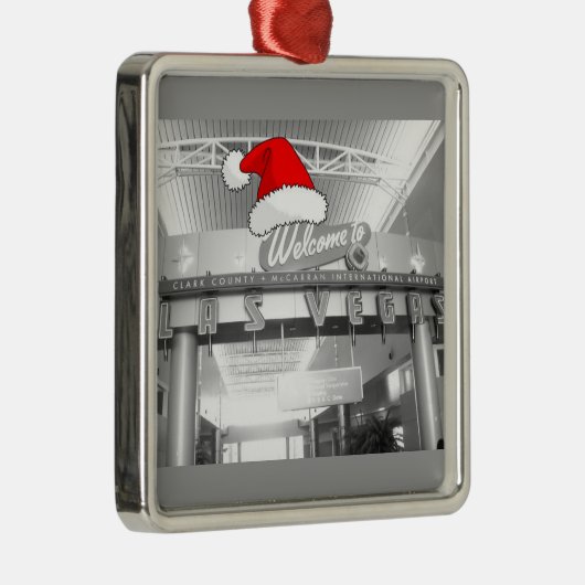 ラスベガスクリスマスへようこそ メタルオーナメント (右)
