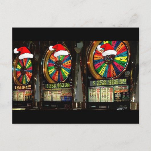 ラスベガスクリスマススロット シーズンポストカード (正面)