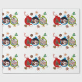 ラスベガスクリスマスラッピング紙 ラッピングペーパー (フラット)