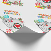 ラスベガスクリスマスラッピング紙 ラッピングペーパー (角)