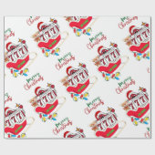 ラスベガスクリスマスラッピング紙 ラッピングペーパー (フラット)