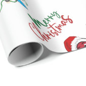 ラスベガスクリスマスラッピング紙 ラッピングペーパー (ロールコーナー)