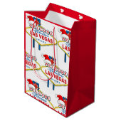 ラスベガスクリスマス抱き枕 ミディアムペーパーバッグ (裏面アングル)