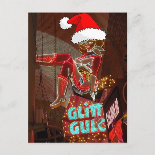ラスベガスグリッターガルチクリスマス シーズンポストカード (正面)