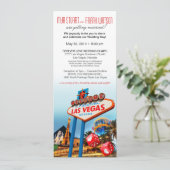 ラスベガスコラ結婚ージュ 招待状 (スタンド正面)