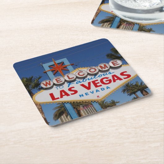 ラスベガスコースター スクエアペーパーコースター (アングル)