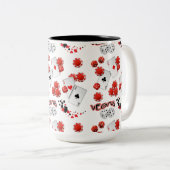 ラスベガスサイコロとチップ15 oz 2トーンマグカップ ツートーンマグカップ (正面右)