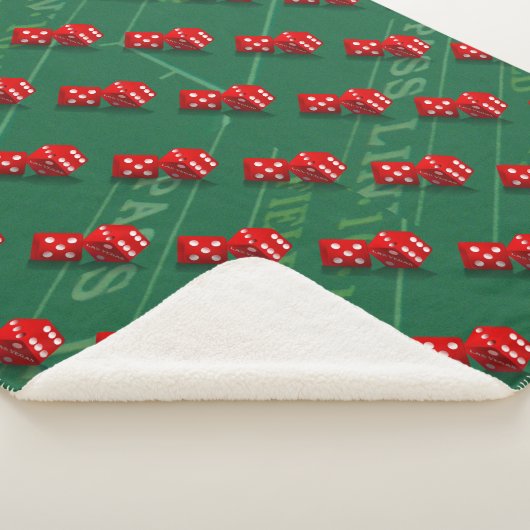 ラスベガスサイコロオンクラプステーブル シェルパブランケット (3/4)