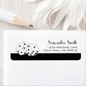 ラスベガスサイコロテーマブラック&ホワイト ラベル (インサイチュ)