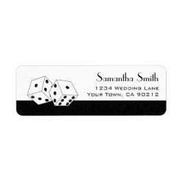 ラスベガスサイコロテーマブラック&ホワイト ラベル