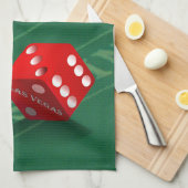 ラスベガスサイコロ付きクラップステーブル キッチンタオル (四つ折り)