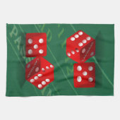 ラスベガスサイコロ付きクラップステーブル キッチンタオル (横)