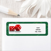 ラスベガスサイコロ付きクラップステーブル ラベル (インサイチュ)