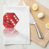 ラスベガスサイコロ キッチンタオル (四つ折り)