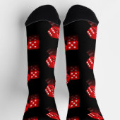 ラスベガスサイコロ ソックス (上部)