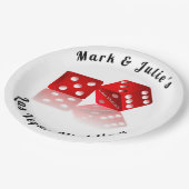 ラスベガスサイコロ ペーパープレート (アングル)