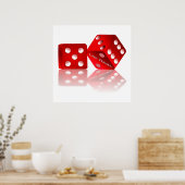 ラスベガスサイコロ ポスター (キッチン)