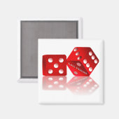 ラスベガスサイコロ マグネット (正面/裏面)