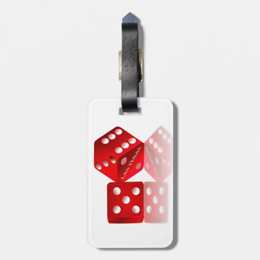 ラスベガスサイコロ ラゲッジタグ (裏面縦)
