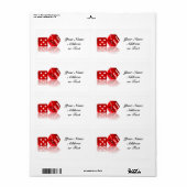 ラスベガスサイコロ ラベル (フルシート)