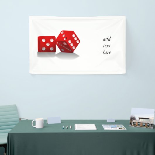 ラスベガスサイコロ 横断幕 (トレードショー)