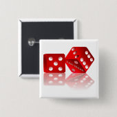 ラスベガスサイコロ 缶バッジ (正面&裏面)