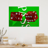 ラスベガスサイコロII (プリント) ポスター (キッチン)